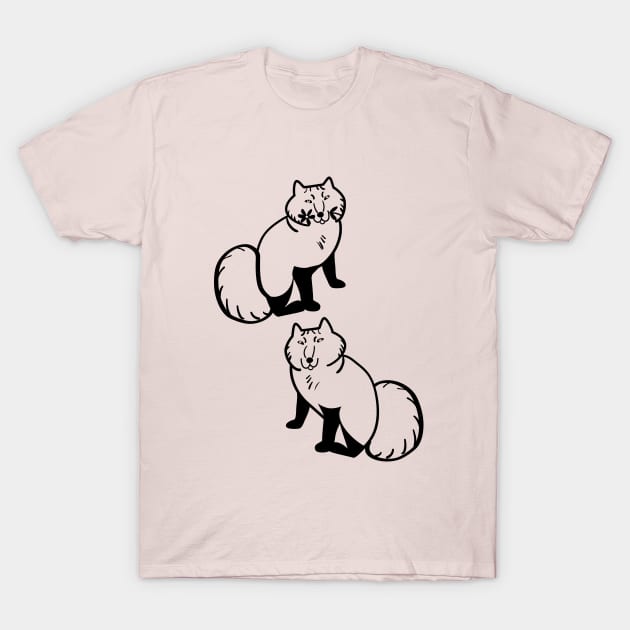 Arctic foxes friends are not fur T-Shirt by belettelepink